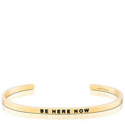 MantraBand Be Here Now Cuff