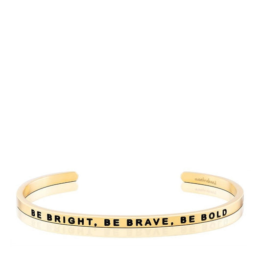 MantraBand Be Bright, Be Brave, Be Bold Cuff