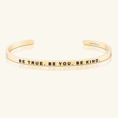 MantraBand Be True, Be You. Be Kind. Cuff