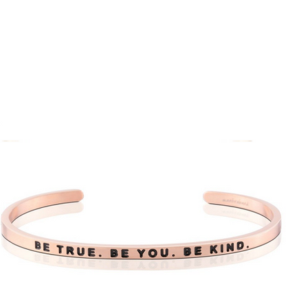 MantraBand Be True, Be You. Be Kind. Cuff