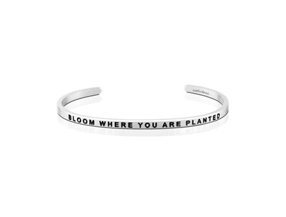 MantraBand Bloom Where You Are Planted Cuff