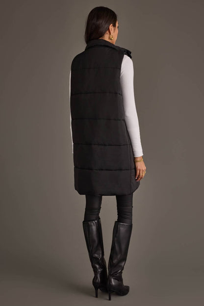 Black Long Vest