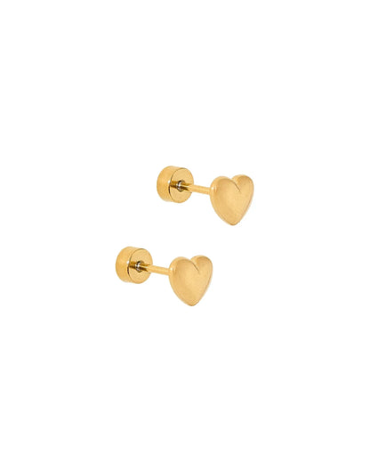 Linny Co Screwback Stud Earring - Hadley Gold