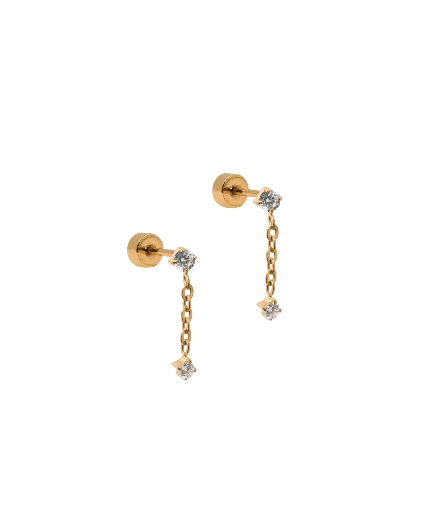 Linny Co Screwback Stud Earring - Holland Gold