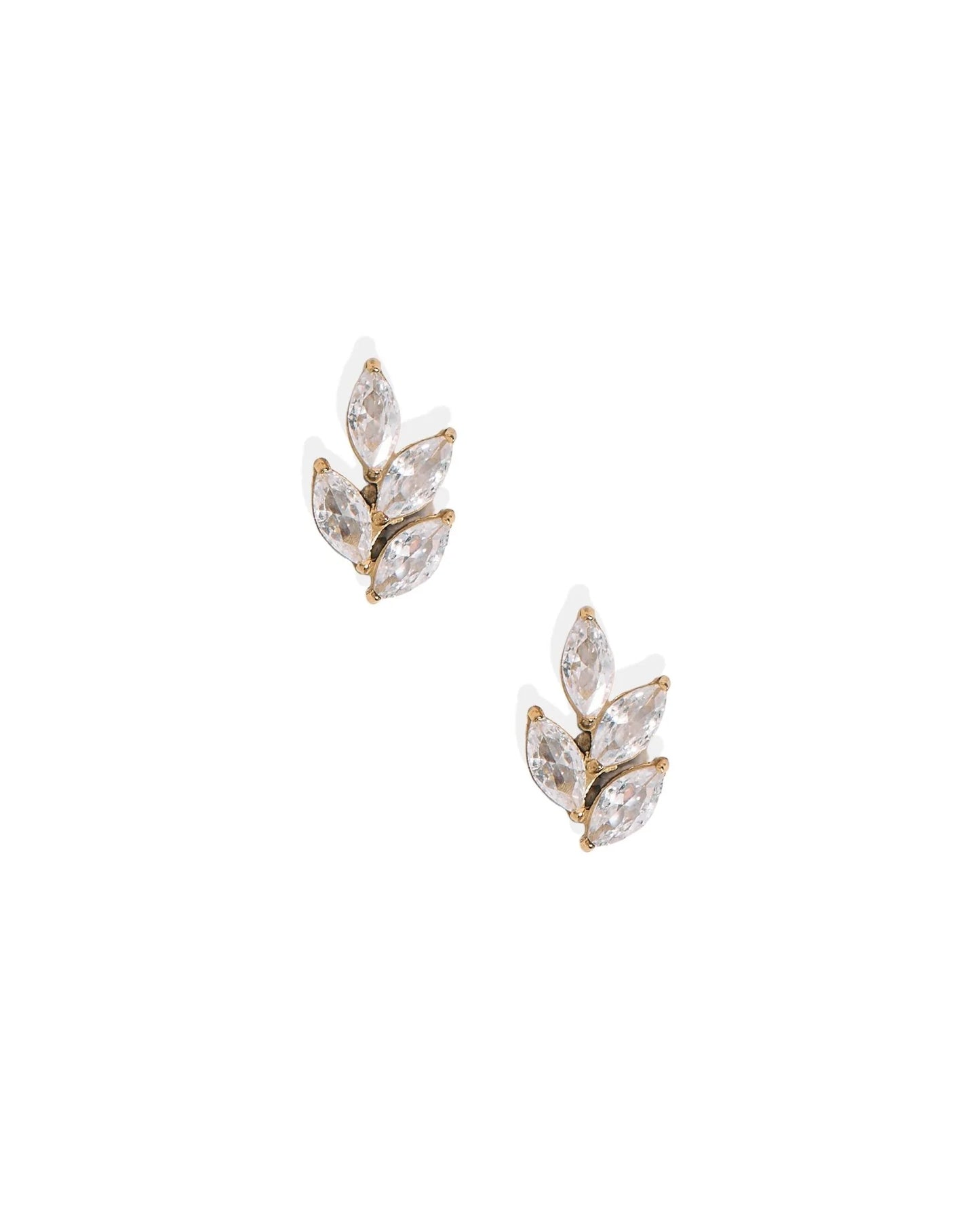 Linny Co Screwback Stud Earring - Laurel Gold