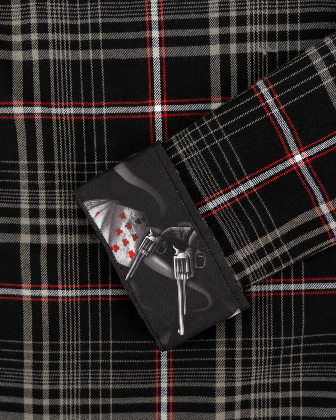 Retro Rifle Dead Man's Hand Flannel