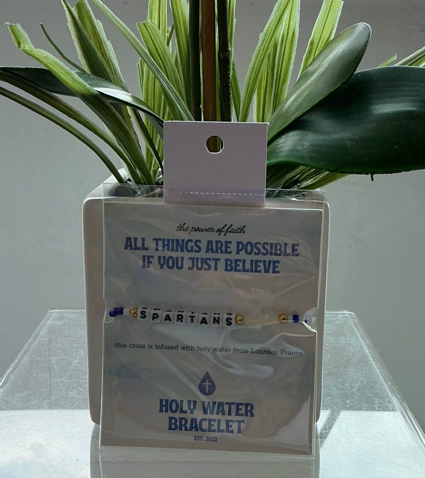 Holy Water Bracelet Mid Valley Spartans High School