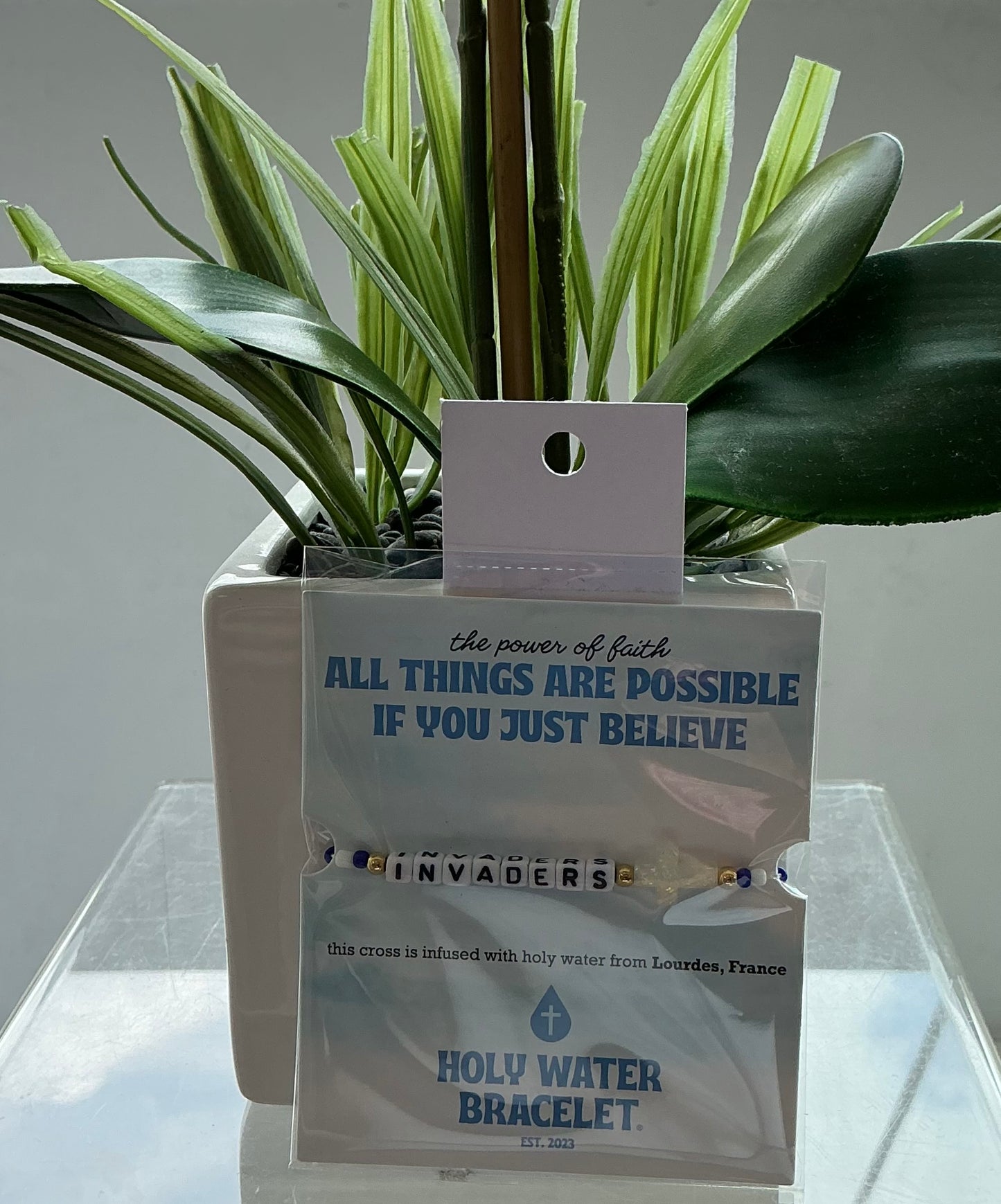 Holy Water Bracelet West Scranton Invaders High School