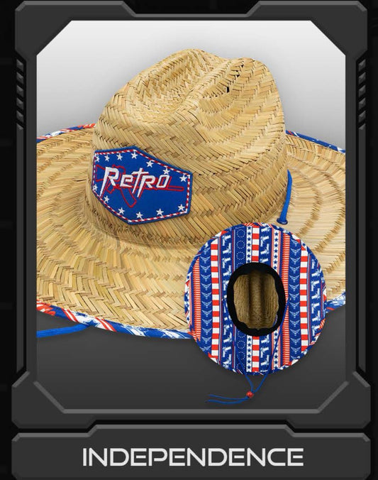 Retro Rifle Independence Straw Sun Hat