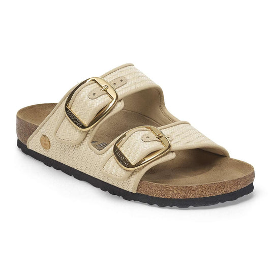 Birkinstock Arizona Big Buckle Textile Raffia Naturale