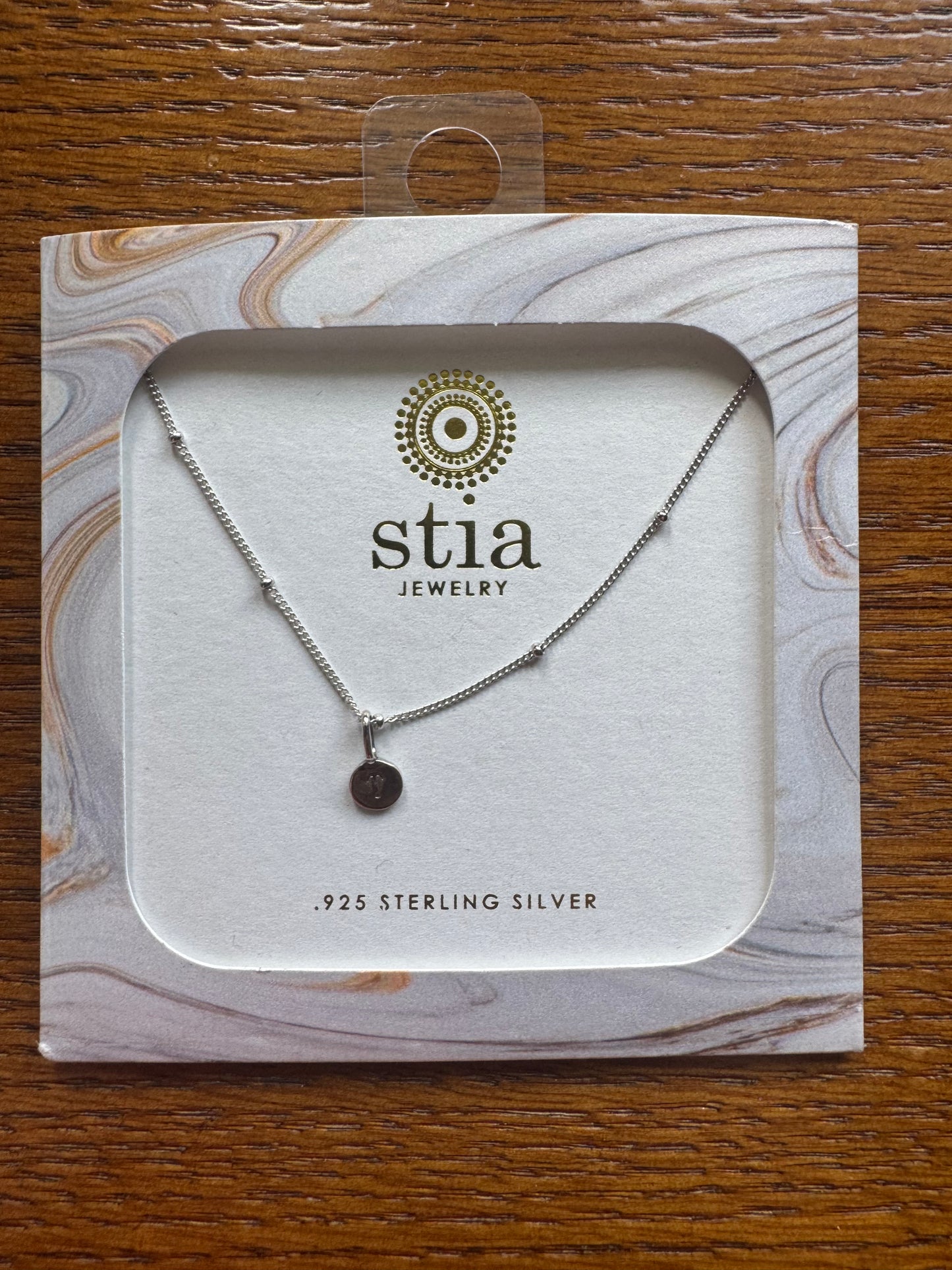 stia Mini Love Letter Necklace - Letter T