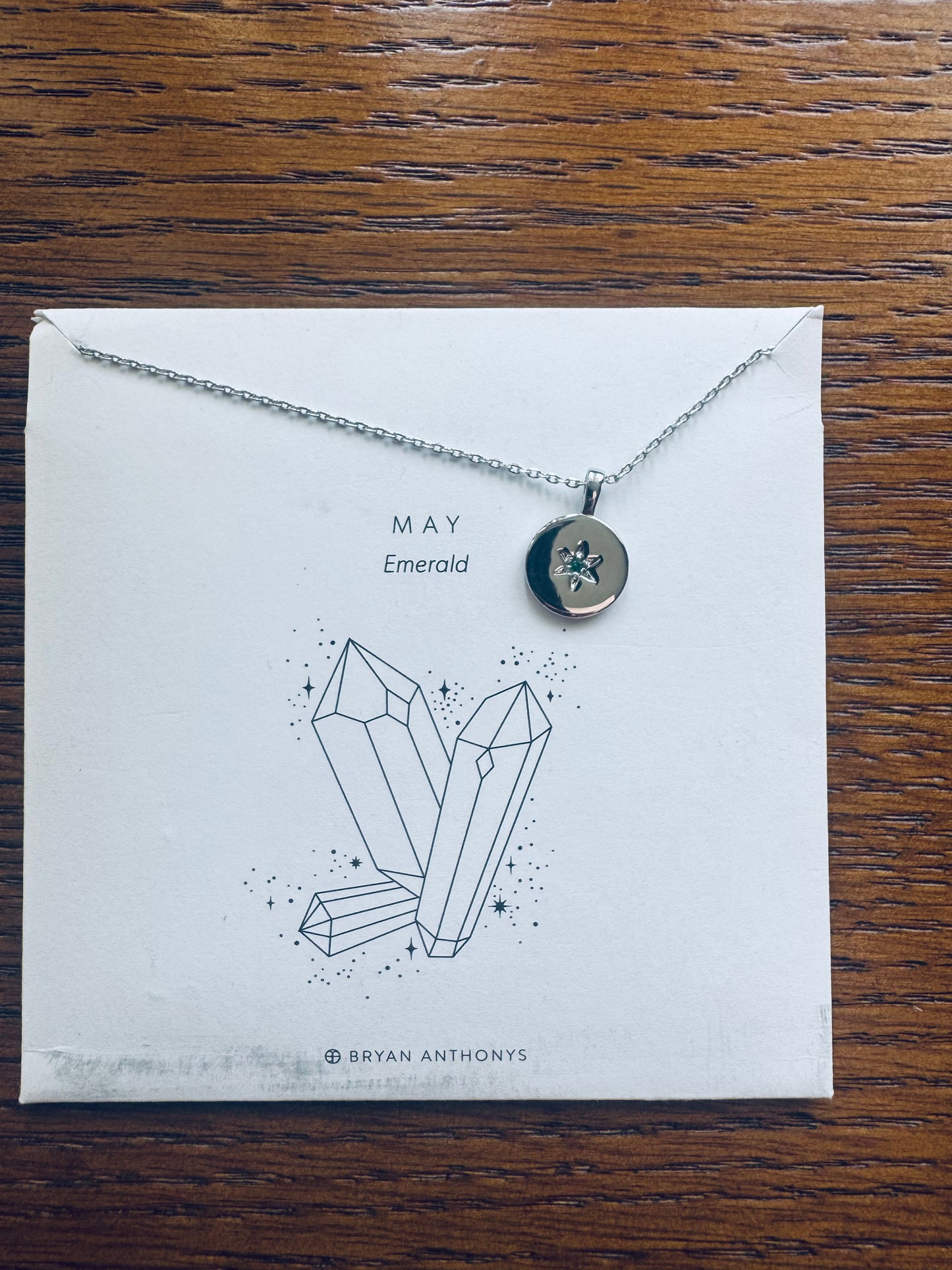 Bryan Anthonys Birthstone Necklace - May