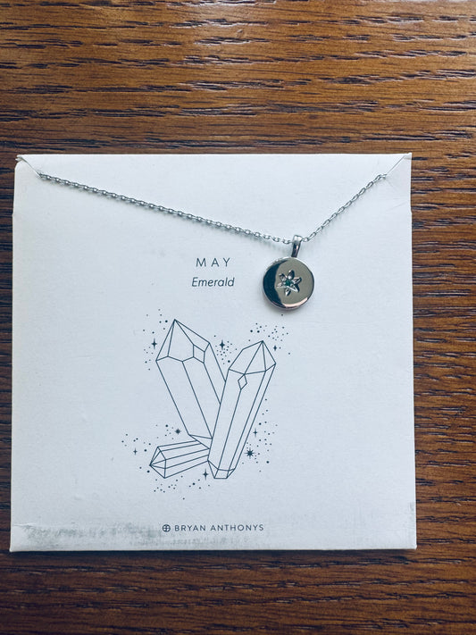 Bryan Anthonys Birthstone Necklace - May