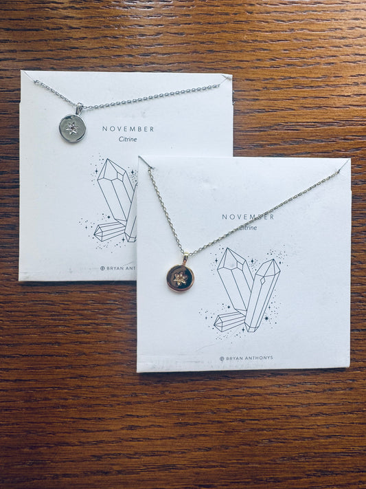 Bryan Anthonys Birthstone Necklace - November