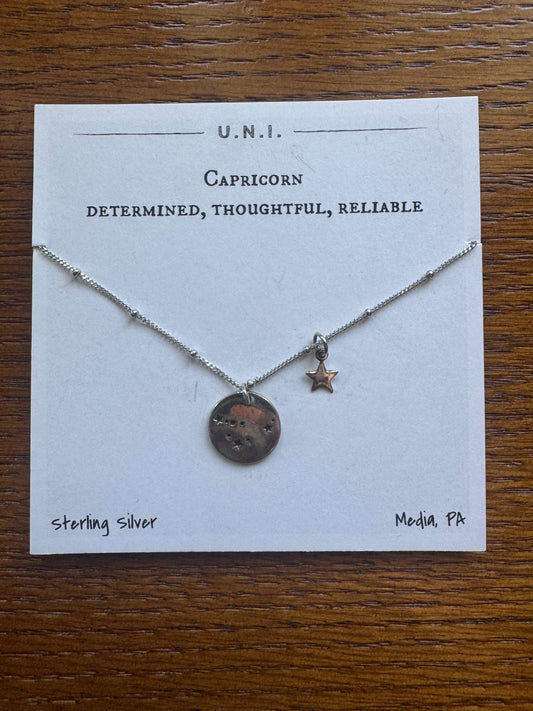 U.N.I. Zodiac Necklace - Capricorn