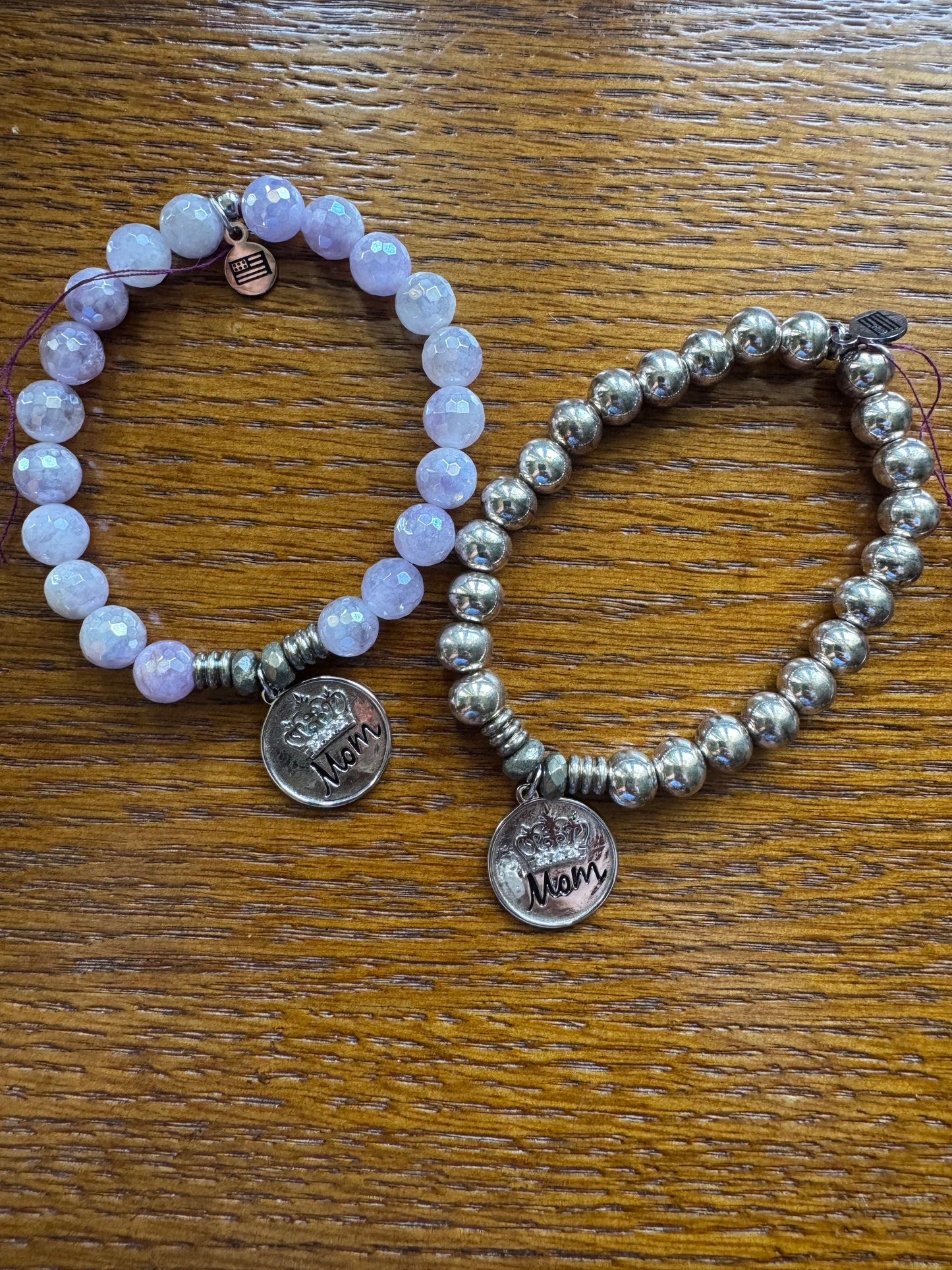 Silver Mom Bracelet