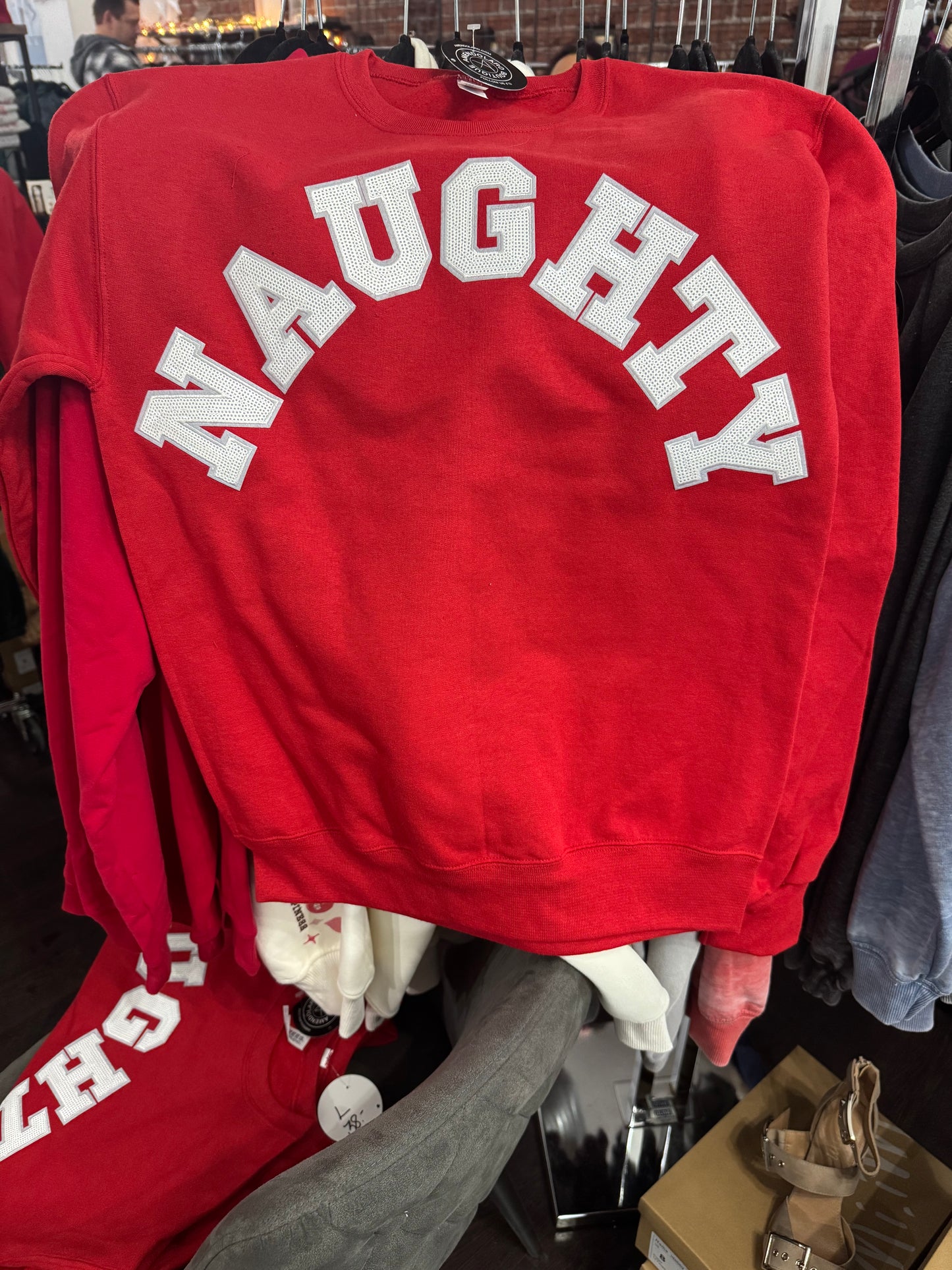 Naughty Custom Crewneck Sweatshirt