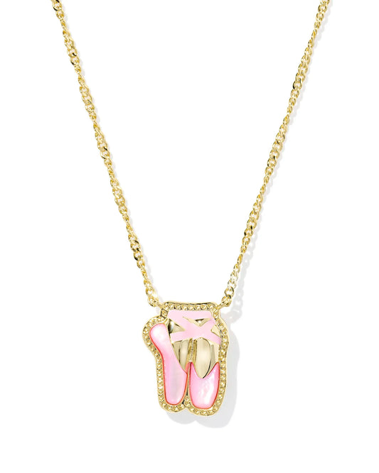 Kendra Scott Ballet Gold or Silver Short Pendant Necklace