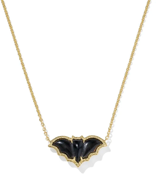 Kendra Scott Bat Gold Short Pendant Necklace