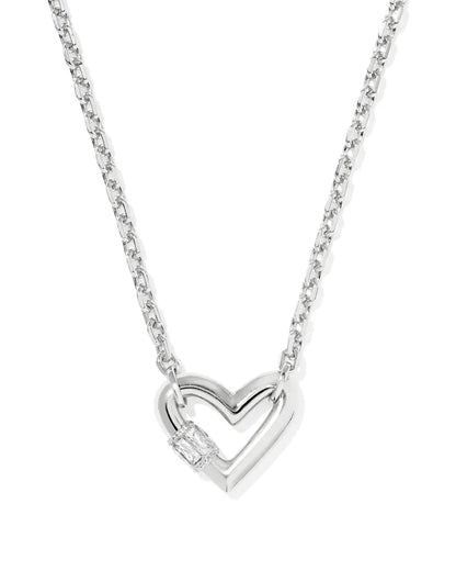 Kendra Scott Emery Heart Gold Short Pendant Necklace