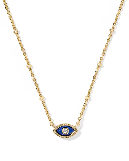 Kendra Scott Mini Eye Gold Short Pendant Necklace