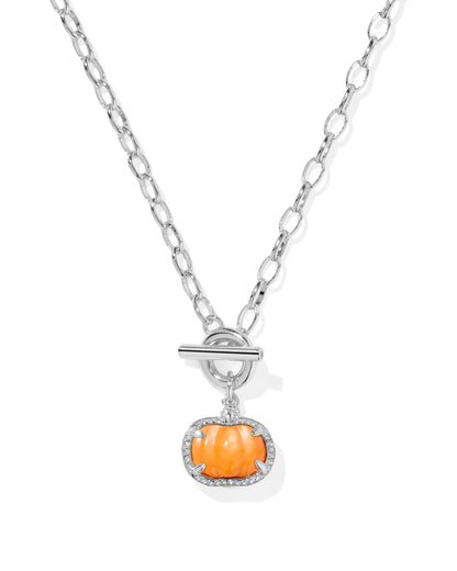 Kendra Scott Pumpkin Silver or Gold Link and Chain Necklace