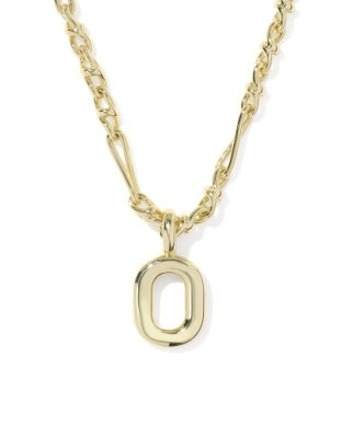 Kendra Scott New Release Bubble Initial Necklace Gold All Letters