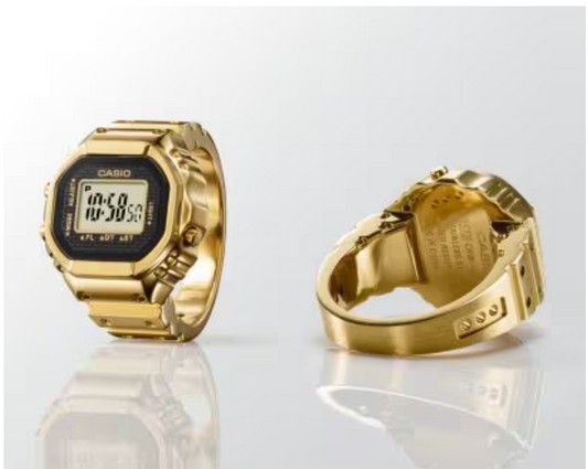 Casio CRW001G-9 Gold Ring Watch