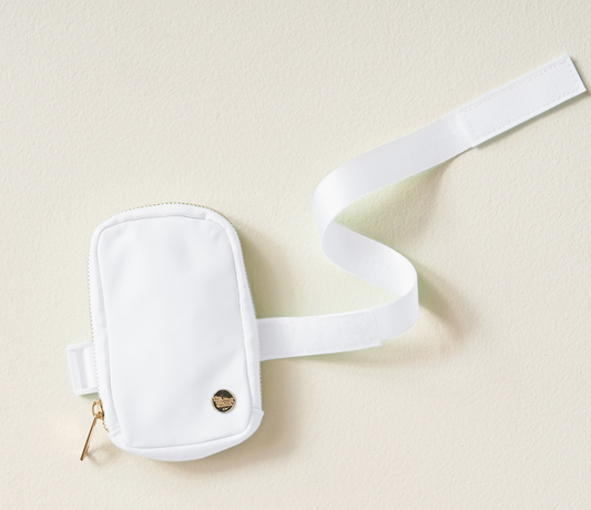 Tumbler Fanny Pack - White