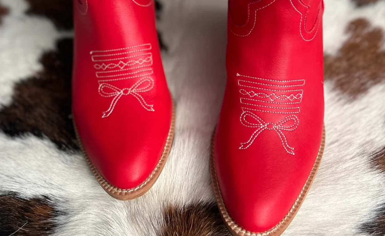 MiiM Stella Red Bow Boot