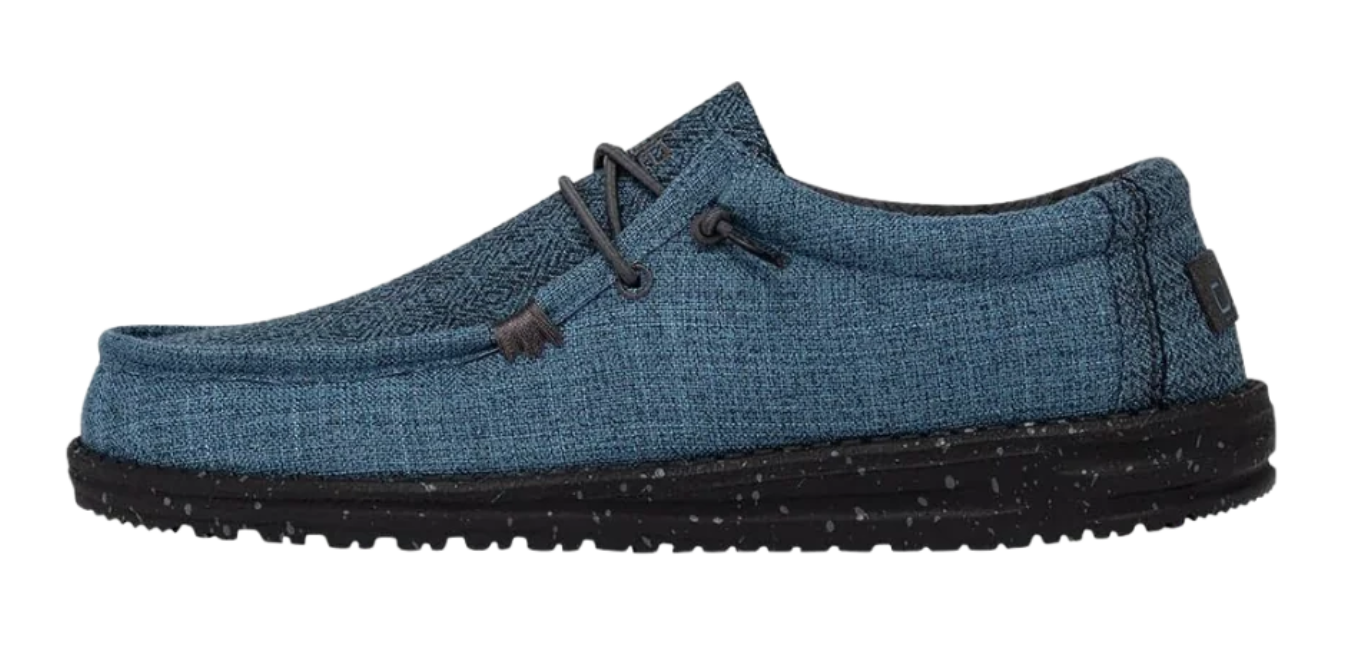 HeyDude Wally Eco Linen Eclipse Blue
