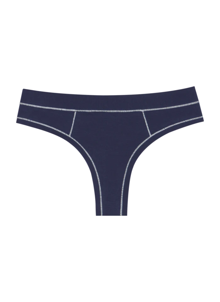 Huha Thong Mineral Undies Navy & White