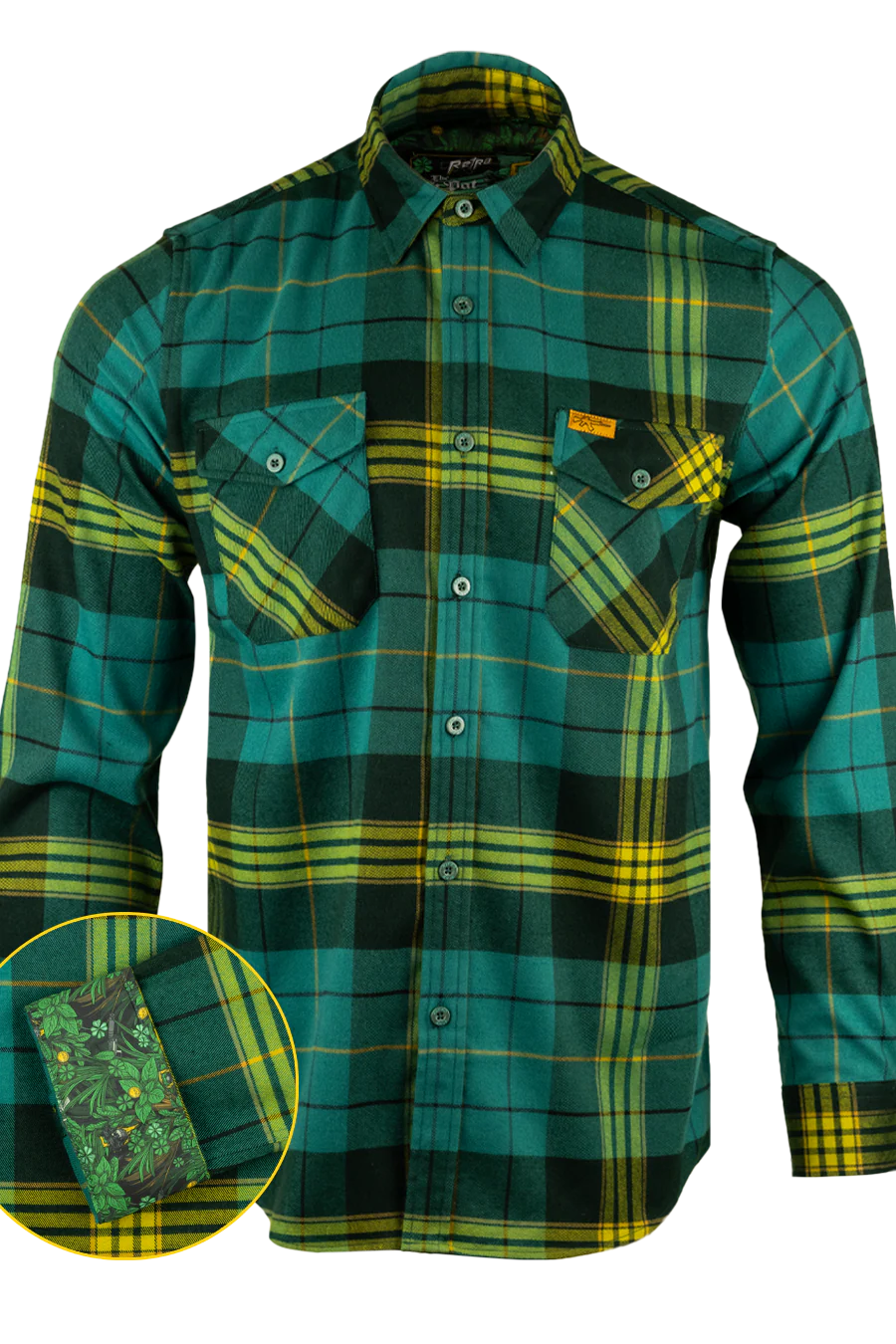 Retro Rifle The St. Pat Flannel