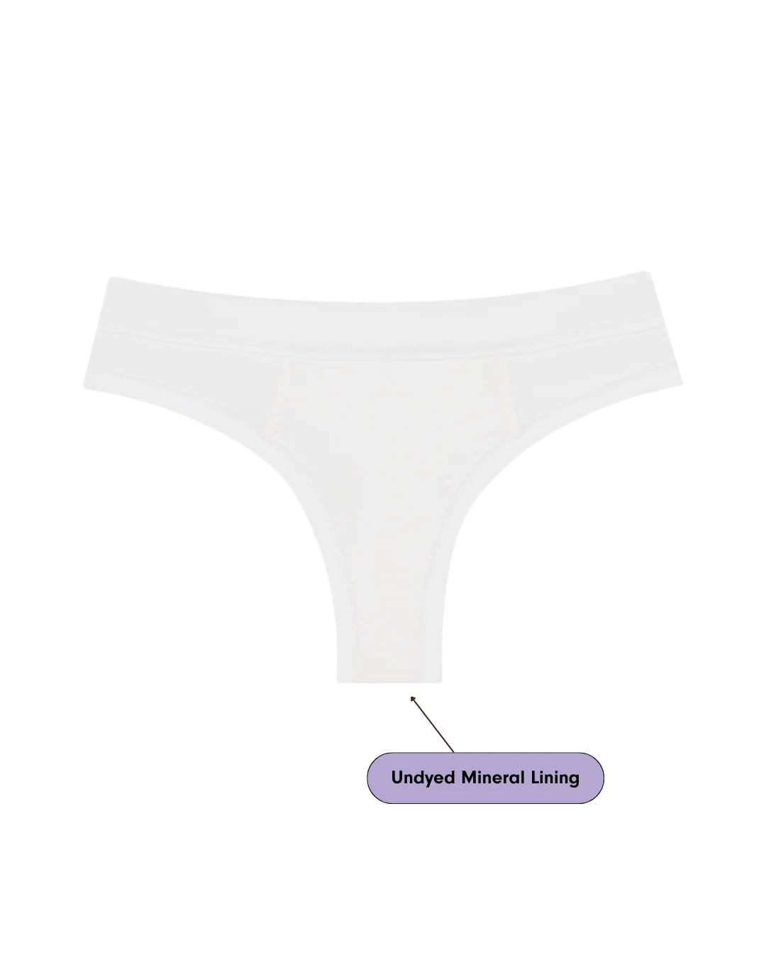 Huha Thong Mineral Undies Undyed White Limited Edition