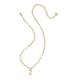 Kendra Scott New Release Bubble Initial Necklace Gold All Letters