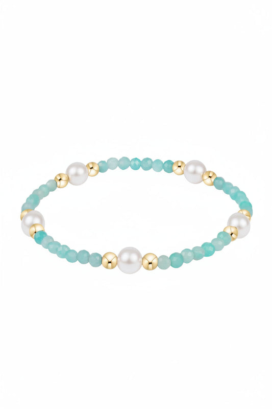 Enewton Purpose Pearl 6mm Gem Bracelet - Amazonite
