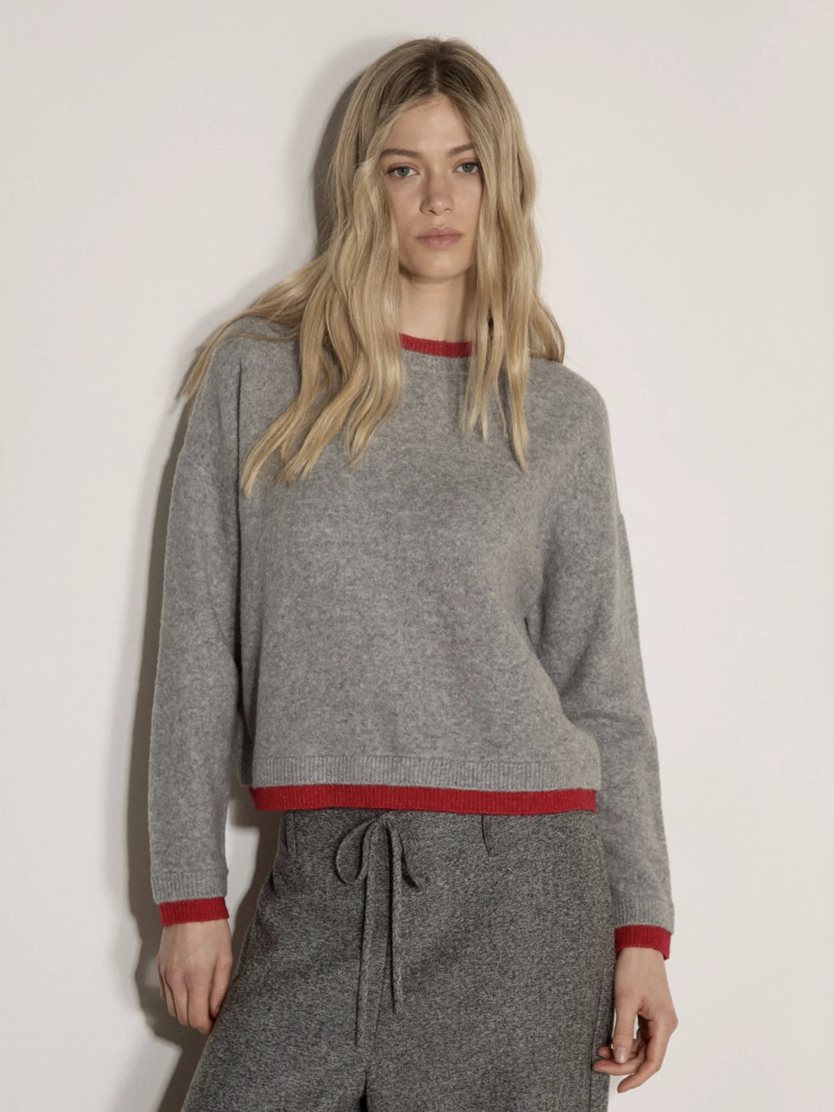 Apricot Contrast Colour Layered Oversized Jumper