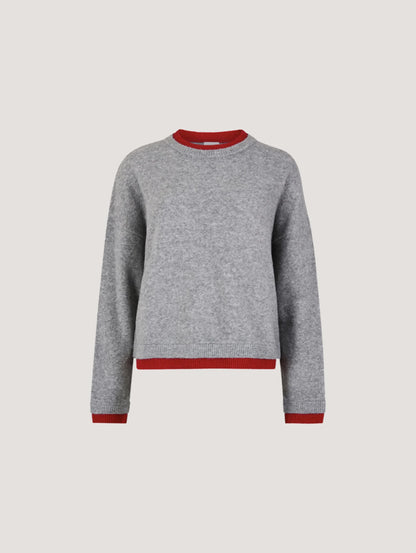 Apricot Contrast Colour Layered Oversized Jumper