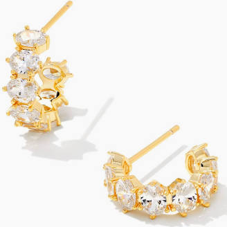 Kendra Scott Cailin Crystal Huggie Birthstone Earrings