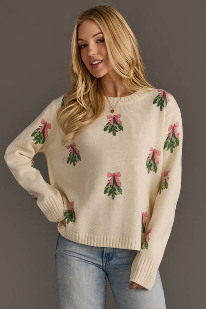 Ivory Tree Sweater