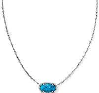 Kendra Scott Elisa Bamboo Necklace - Silver