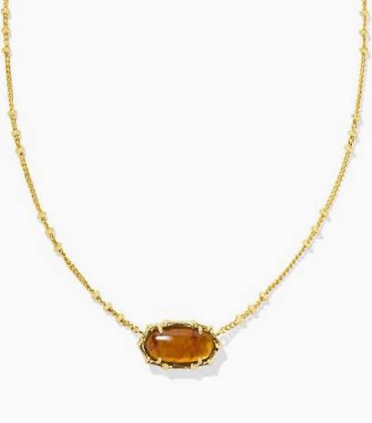 Kendra Scott Elisa Bamboo Necklace - Gold