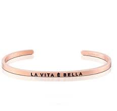 MantraBand La Vita E Bella Cuff