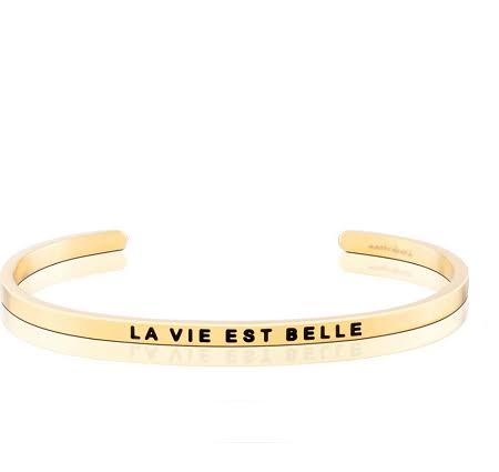 MantraBand La Vie Est Belle Cuff