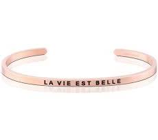 MantraBand La Vie Est Belle Cuff