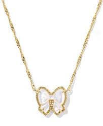 Kendra Scott Haley Bow Gold Short Pendant Necklace