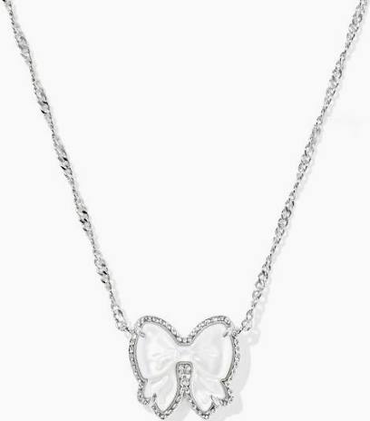 Kendra Scott Haley Bow Gold Short Pendant Necklace