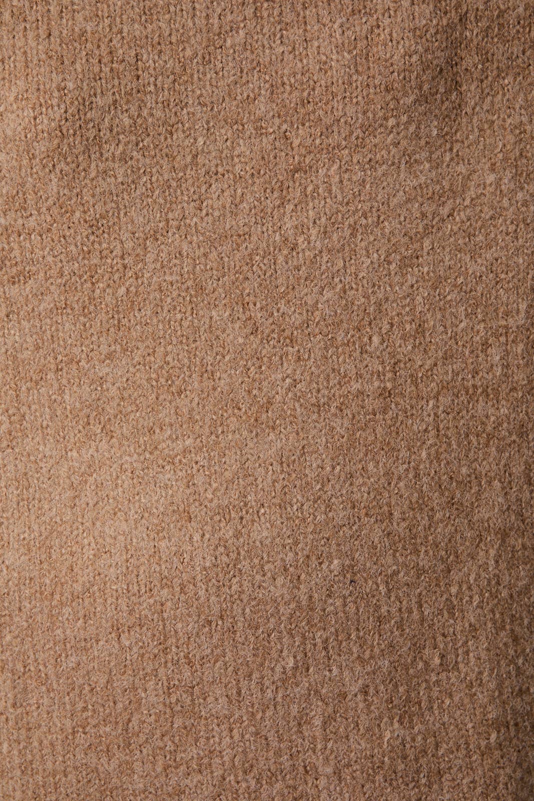 MOCK NECK LONG SLEEVE STITCH DETAIL SWEATER DRESS