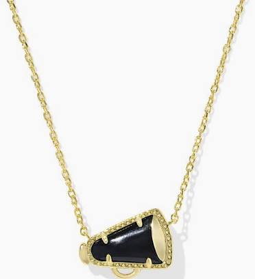 Kendra Scott Cheer Megaphone Necklace - Gold
