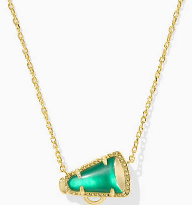 Kendra Scott Cheer Megaphone Necklace - Gold